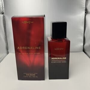 Bath & Body Works The Men's Shop Adrenaline Cologne 3.4 Fl. Oz. New In Box